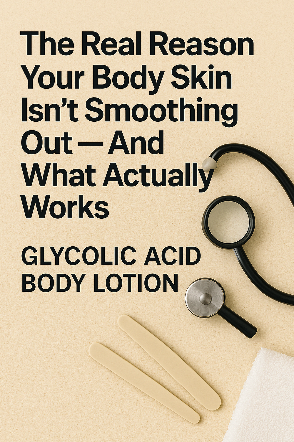 The Real Reason Your Body Skin Isn’t Smoothing Out — And What Actually Works (Dermatologist Insights)